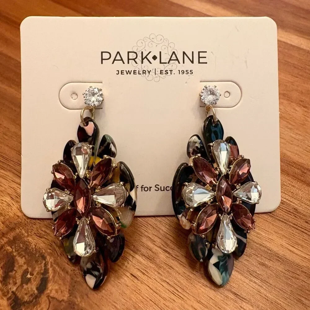 Park Lane | Blackberry Earrings | 2.25” length